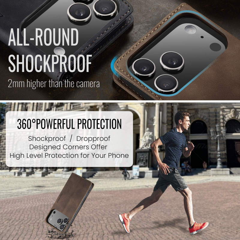 CASEME Retro tegnebog taske til iPhone 17 Pro