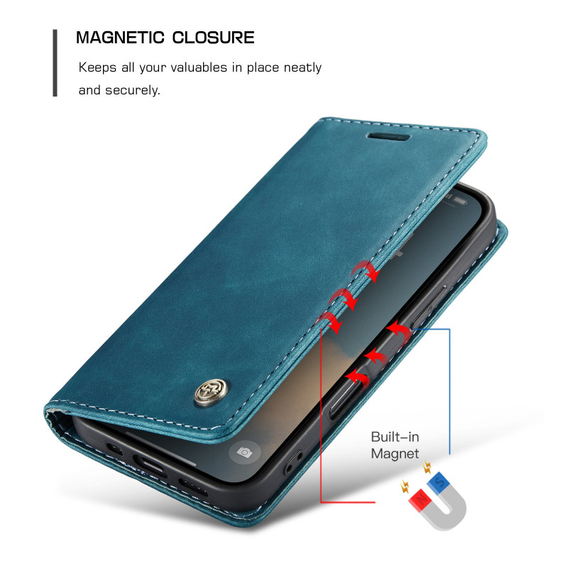 CASEME Retro Wallet Case for iPhone 17