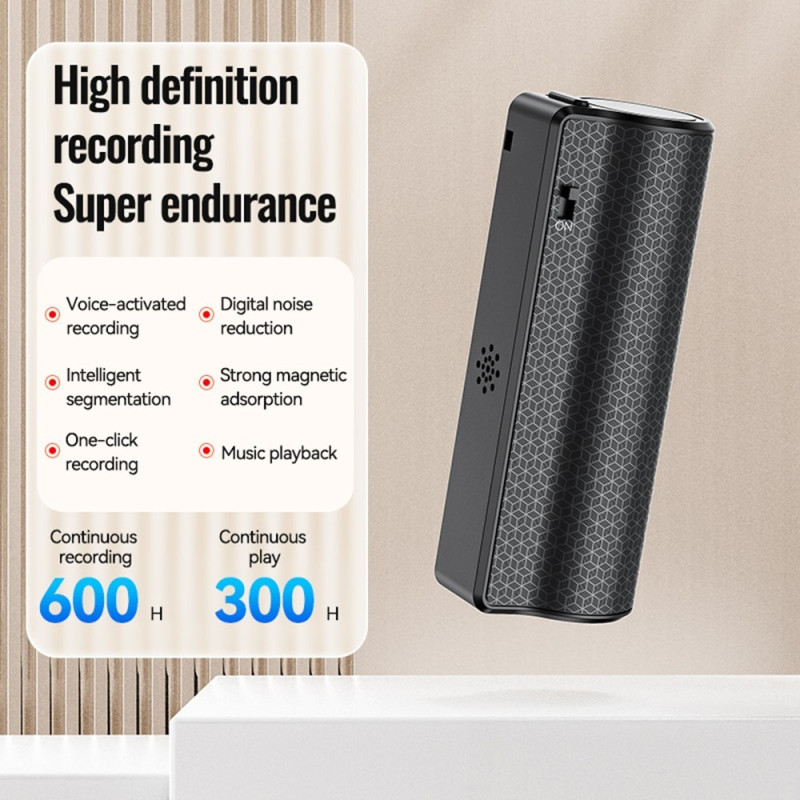 128GB Voice Recorder Smart Transcription Voice Activated Recording Device Dictaphone