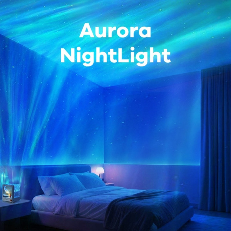 Starry Sky Choice Aurora Projection Light Dream Atmosphere Lamp Bluetooth Speaker