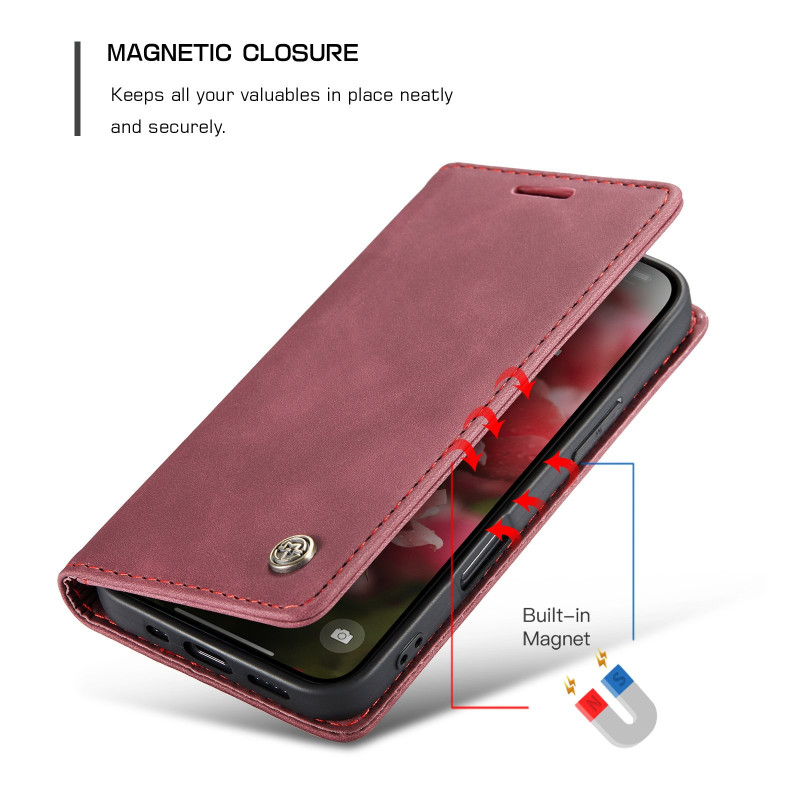 CASEME Retro Wallet Case for iPhone 17