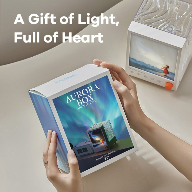 Starry Sky Choice Aurora projeksjonslys drømmeatmosfærelampe Bluetooth-høyttaler