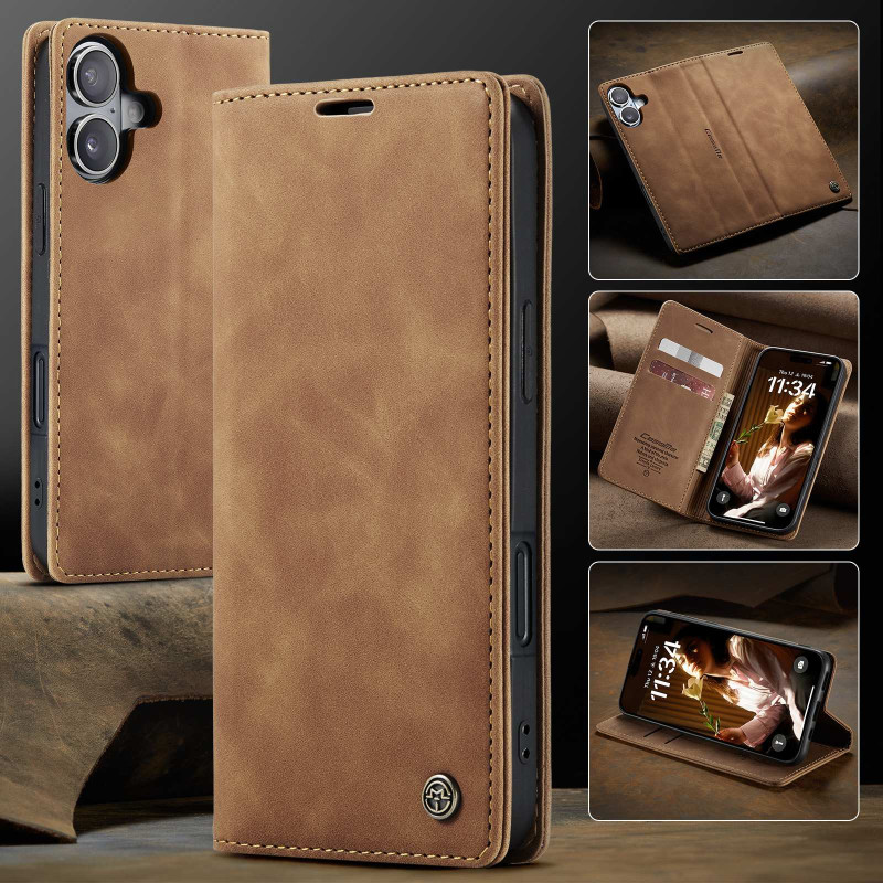 CASEME Retro Wallet Case for iPhone 17