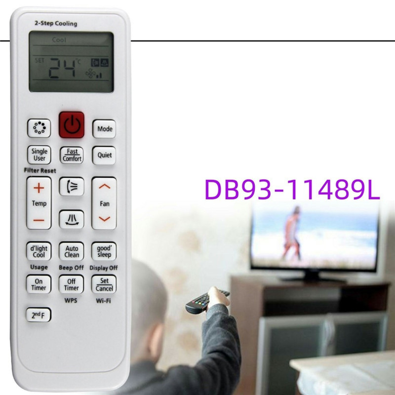 Remote Control Replacement for DB93-11489L for Samsung Air Conditioner