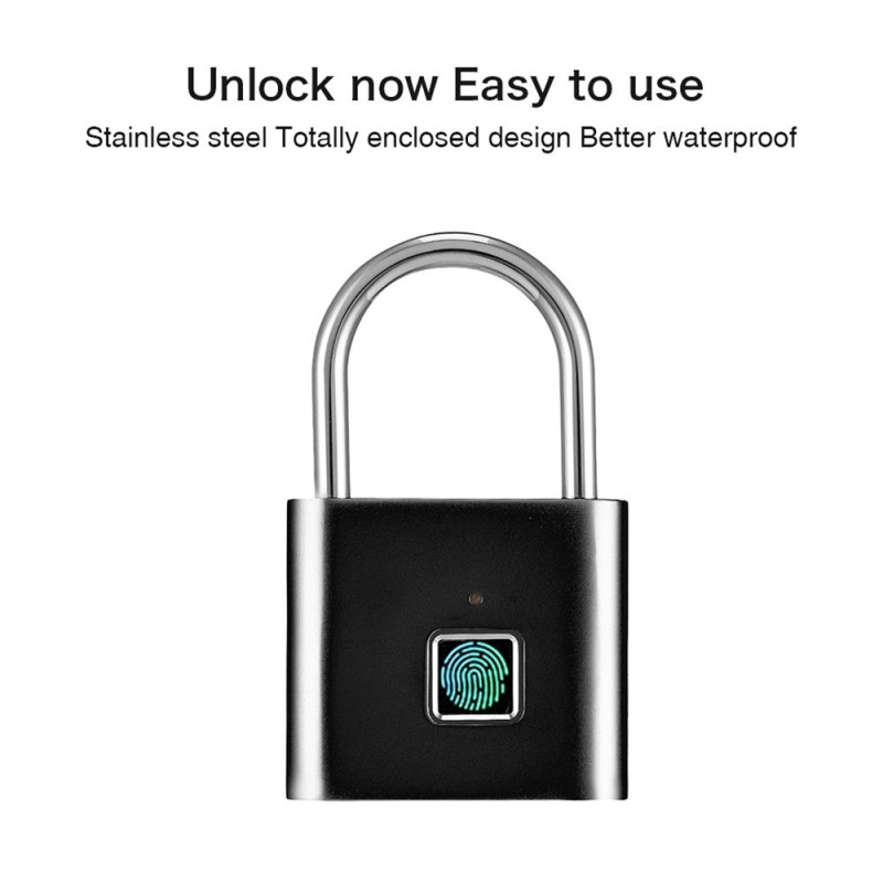 Padlock Smart Fingerprint Cabinet Fingerprint Lock Lock