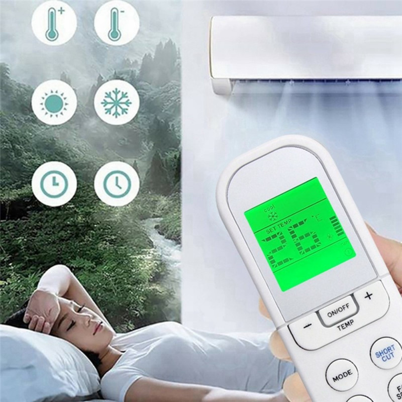 Erstatning fjernkontroll for RG36A11 / BGEF for Midea klimaanlegg