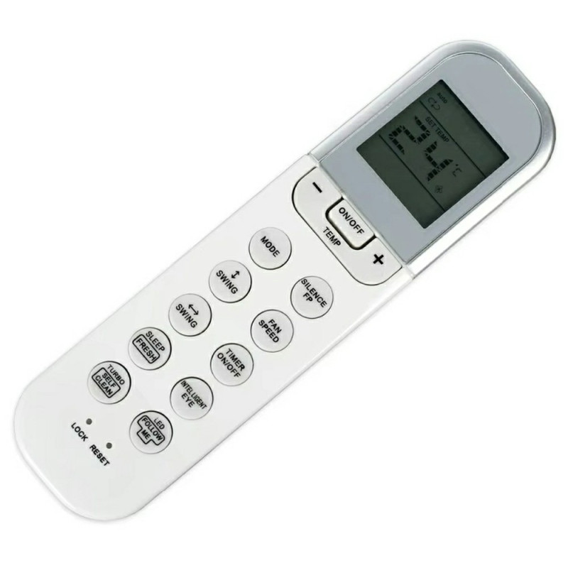 Erstatning fjernkontroll for RG36F/BGEF for Midea klimaanlegg