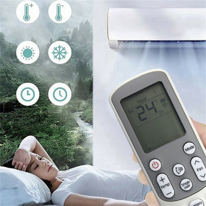 Kaukosäätimen vaihto Samsungin ilmastointilaitteeseen DB93-14643S