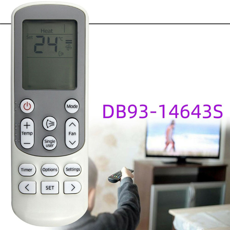 Remote Control Replacement for DB93-14643S for Samsung Air Conditioner