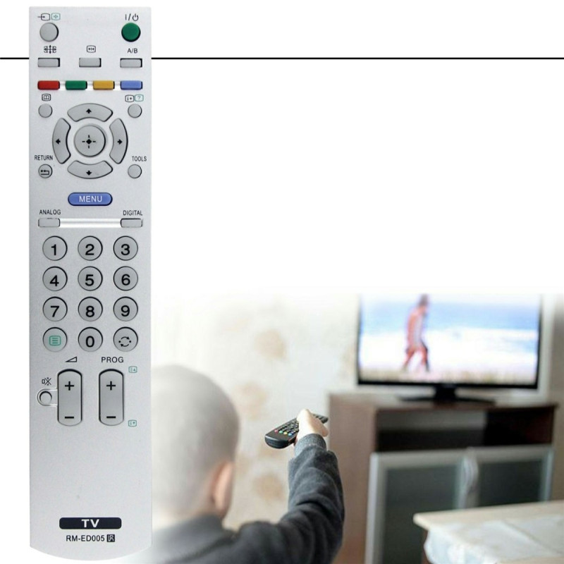 Kaukosäätimen vaihto RM-ED005:lle Sony TV:lle