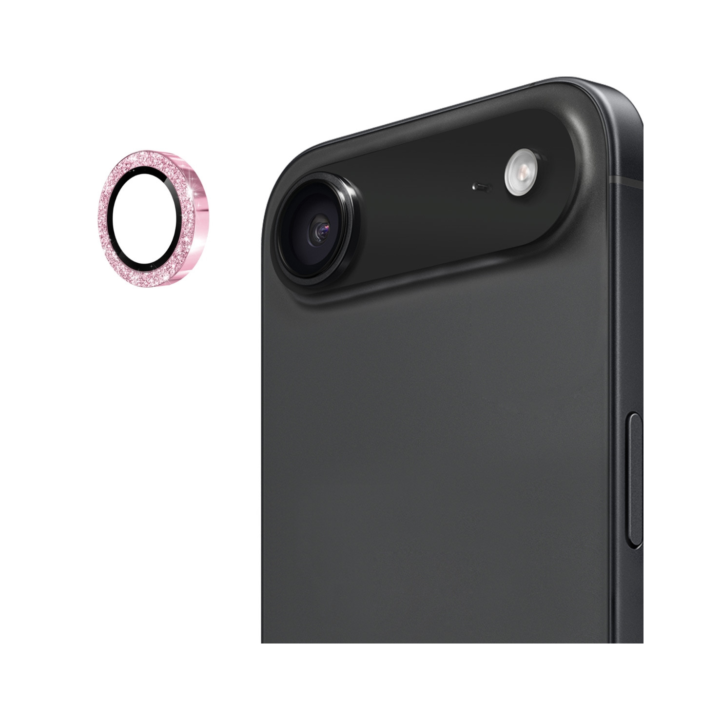 iPhone Air Kameran Linssisuojus ENKAY Hat-Prince Glitter Koriste Karkaistu Lasi Linssikalvo