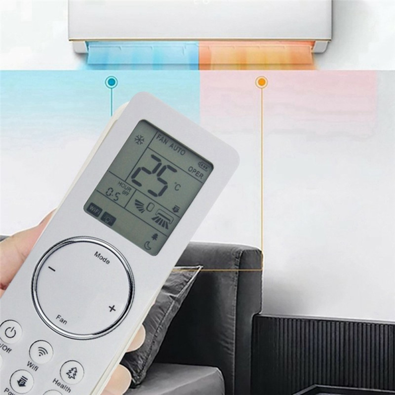 Udskiftning Fjernbetjening YBE1FB8 til GREE TOSOT klimaanlæg AC