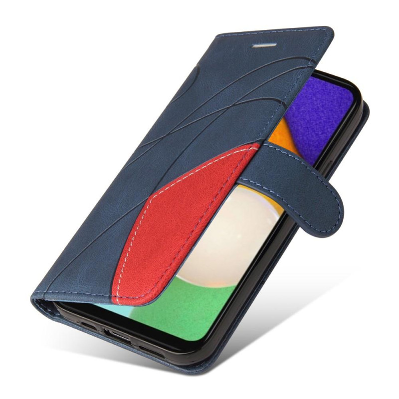 For Samsung Galaxy A34 5G KT Series - 1 Wallet Phone Case - Blue/Red