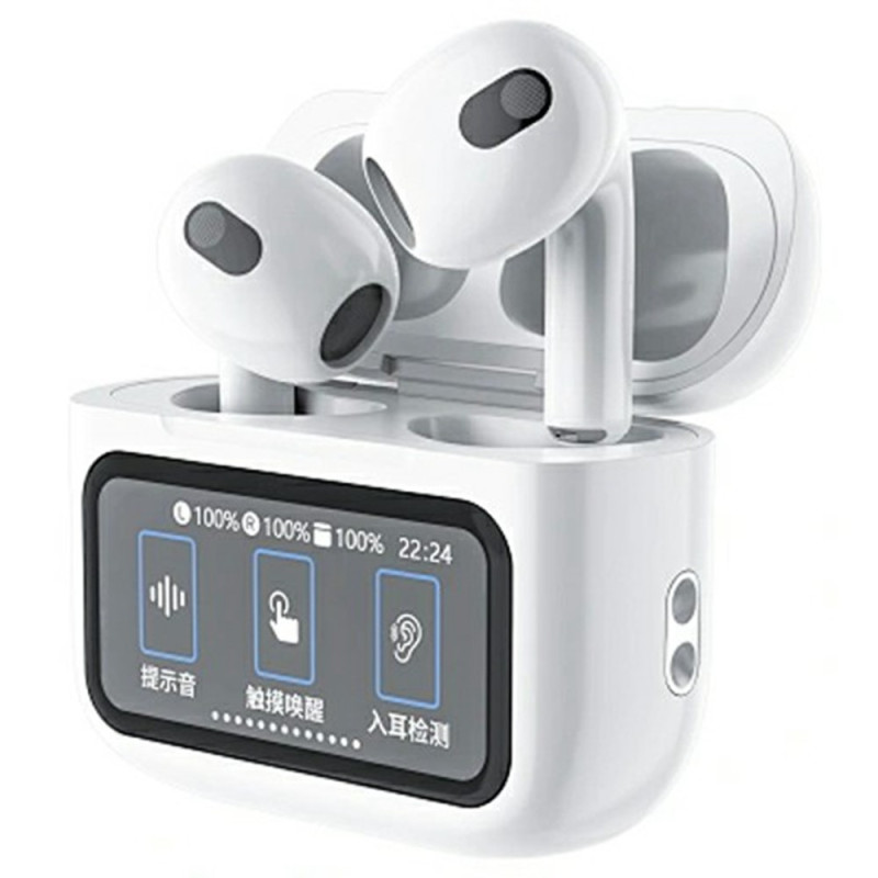 WIWU Dual Channel Bluetooth Headphones In-Ear Detection Touch Control Headphones