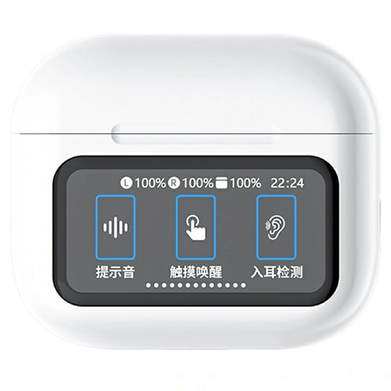 WIWU kaksikanavaiset Bluetooth-kuulokkeet, korvan sisäinen tunnistus, kosketusohjauskuulokkeet