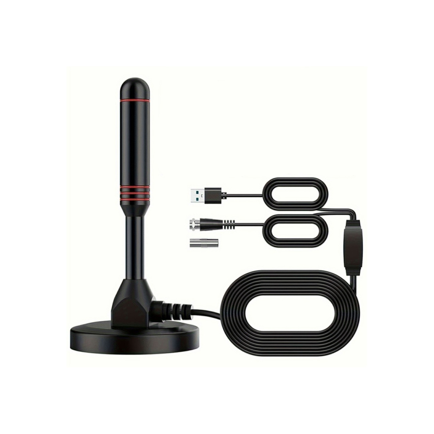 TV-antenne VHF UHF 4K forstærket signalmodtagerforstærker ATSC DVB-T-kompatibel