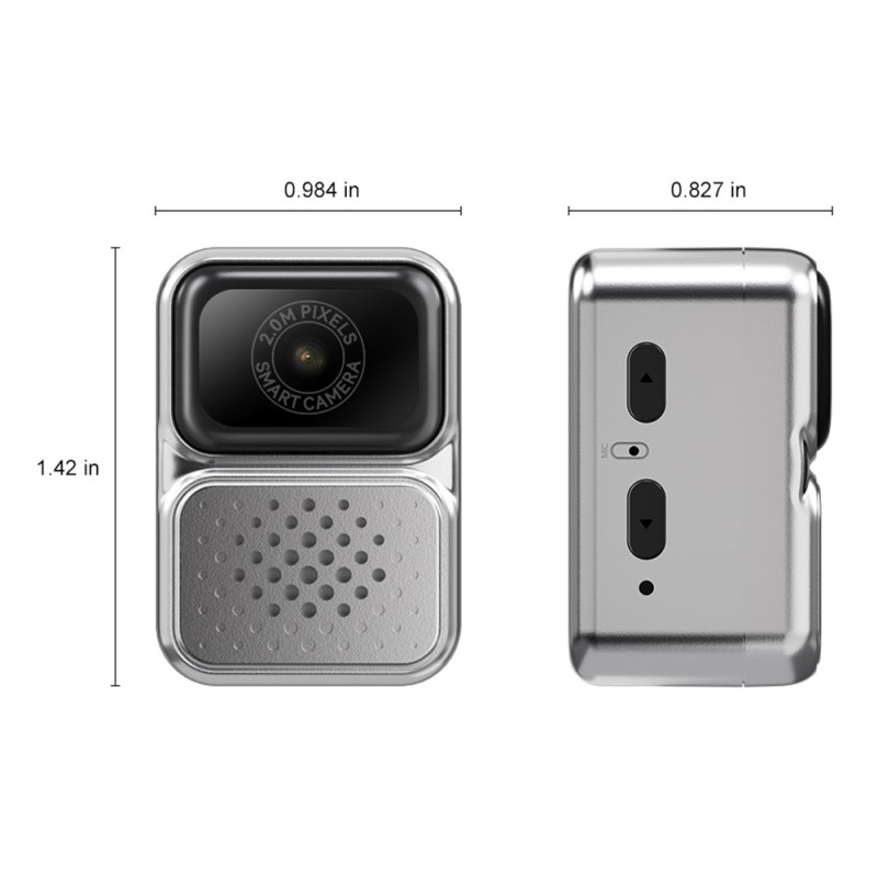 Camera Thumb Camera Mini Video Photo Recording Necklace Camera with 32GB Memory Card