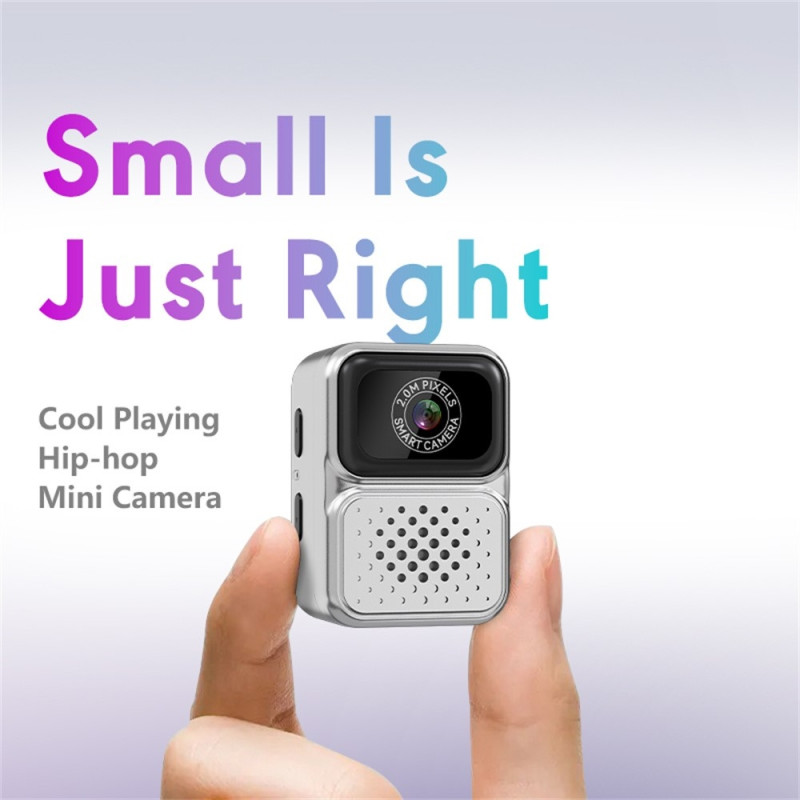 Camera Thumb Camera Mini Video Photo Recording Necklace Camera with 32GB Memory Card
