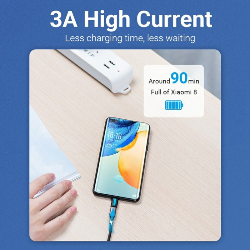 VENTION USB 2.0 USB-C Male to Micro-B Female Adapter Mini OTG Converter