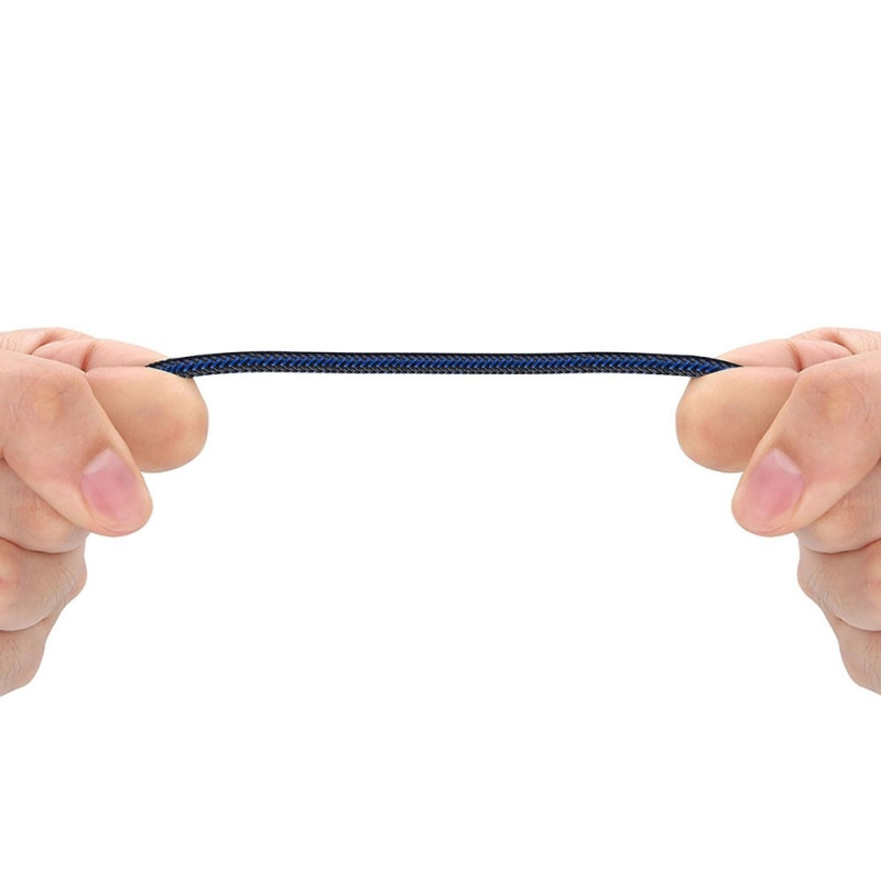 FONEMAX MFi-certificeret 2m USB til Lightning-datakabel 3A hurtigopladning