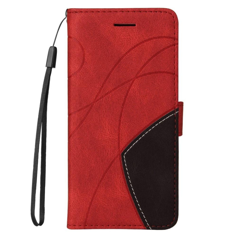 For Samsung Galaxy A34 5G KT Series - 1 Wallet Phone Case - Red/Black