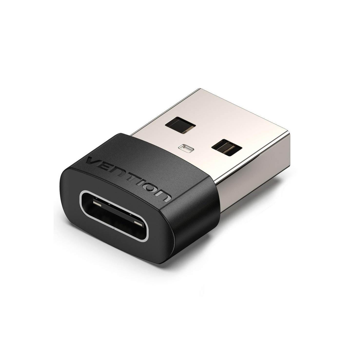 USB 2.0 A hann til USB C hunn-adapter 480 Mbps dataoverføring OTG-konverter