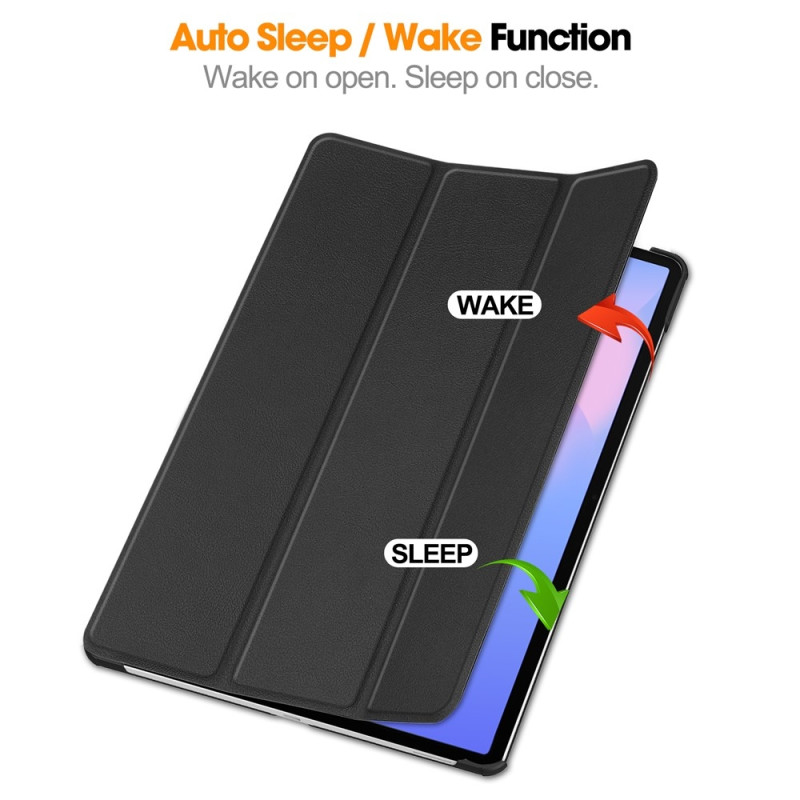 Slim Fit Dekseldeksel til Samsung Galaxy Tab S10 FE+  - Svart