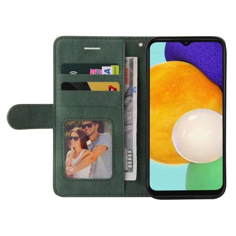 Til Samsung Galaxy A34 5G KT Series - 1 tegnebog telefontaske - grøn/rød