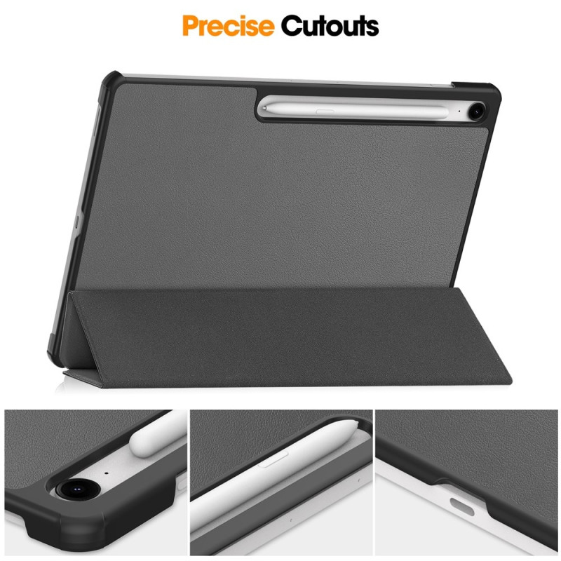 Trifoldet stativ Smart Taske til Samsung Galaxy Tab S10 FE+