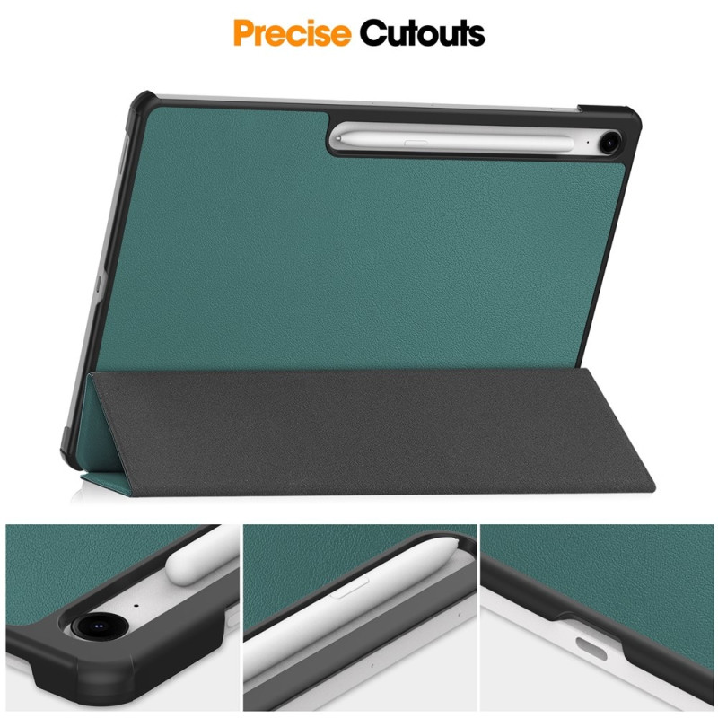 Slim Fit Dekseldeksel til Samsung Galaxy Tab S10 FE+  - Svart