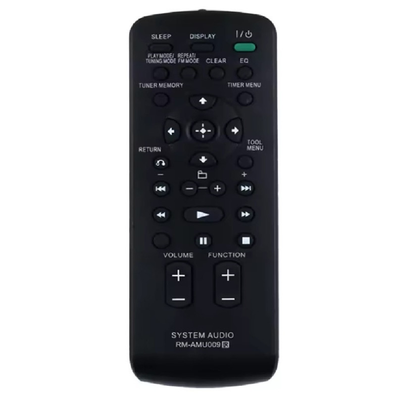 Udskiftning af fjernbetjening RM-AMU009 til Sony Audio System