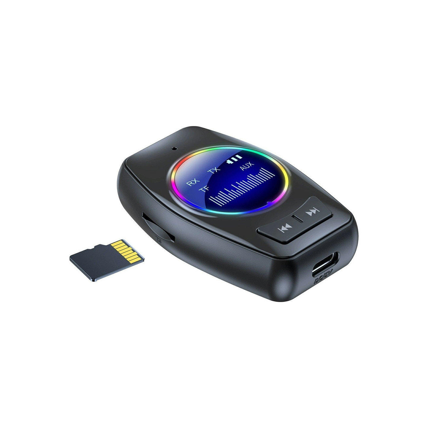 Bluetooth 5.4 -äänivastaanotin/lähetin 2-in-1 -sovitin langattomaan äänen suoratoistoon