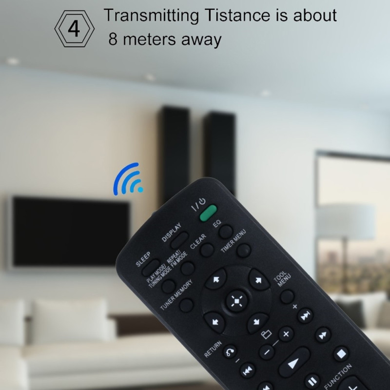 Udskiftning af fjernbetjening RM-AMU009 til Sony Audio System