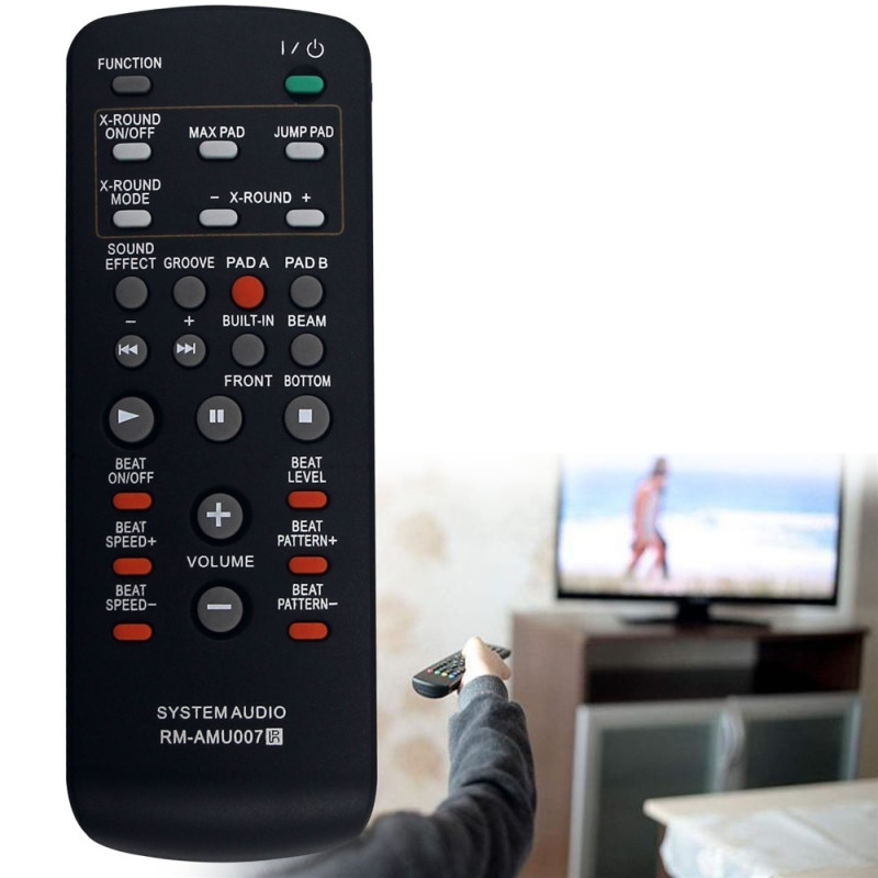 Udskiftning af fjernbetjening RM-AMU007 til Sony Audio System