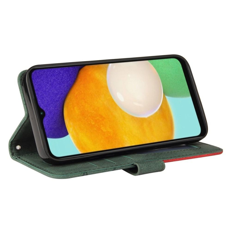 KT Lommebok - deksel til Samsung Galaxy A34 5G - Grønn/Rød