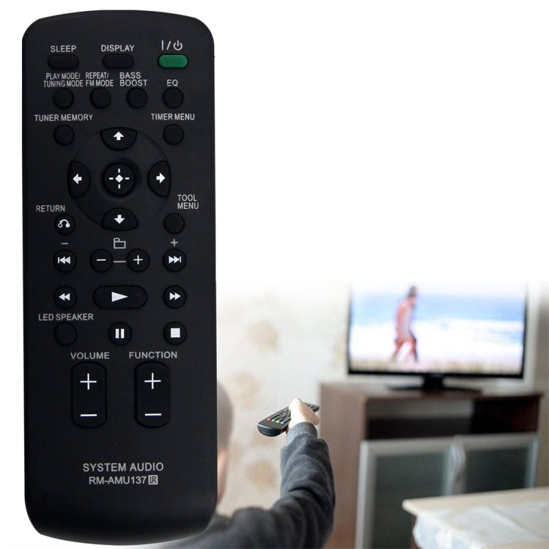 Remote Control Replacement for RM-AMU137 For Sony Audio System