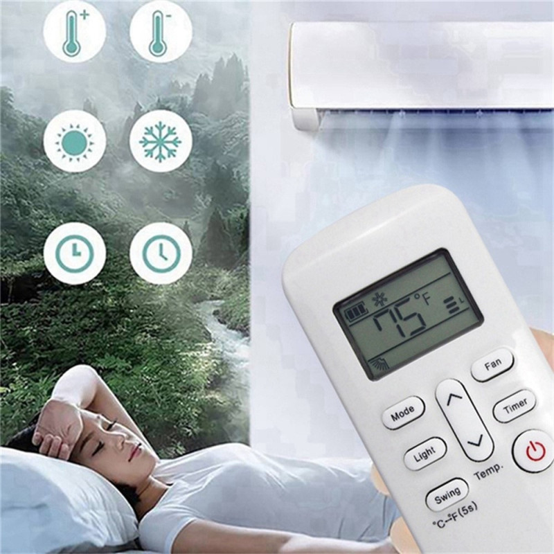 Kaukosäädin 810900659 / 810900659A LG:n ilmastointilaitteen korvaaja