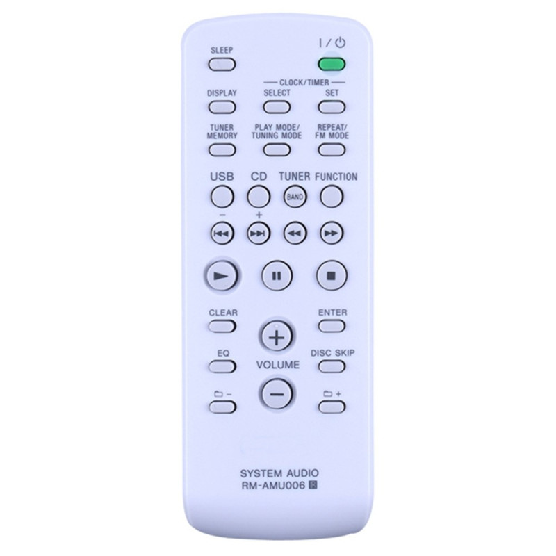 Udskiftning af fjernbetjening RM-AMU006 til Sony Audio System