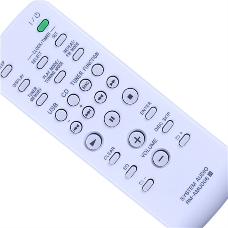 Udskiftning af fjernbetjening RM-AMU006 til Sony Audio System
