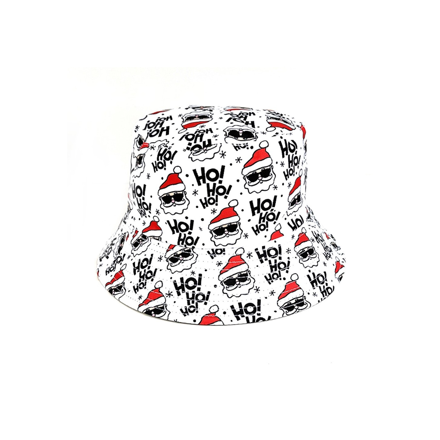 Jultomten Vikbar Bucket Hat Vändbar Fiskarkeps huvudbonad Hatt Jultomte