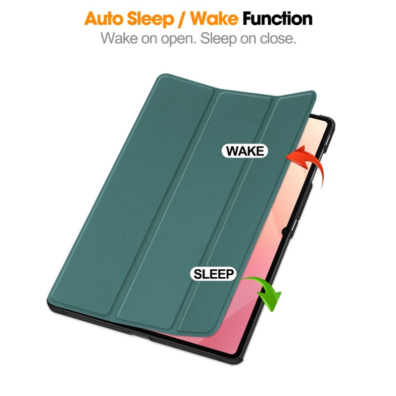 Til Samsung Galaxy Tab S11 Ultra Stativcover Stødsabsorberende Cover - Sort