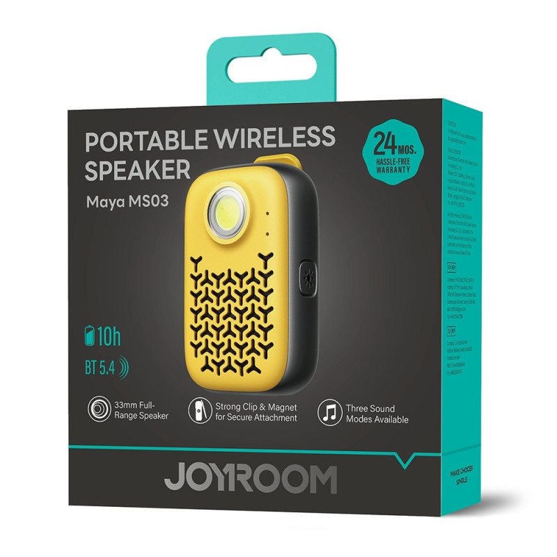 JOYROOM Bluetooth-kaiutin, vedenpitävä IP67 ENC -melua vaimentava kaiutin