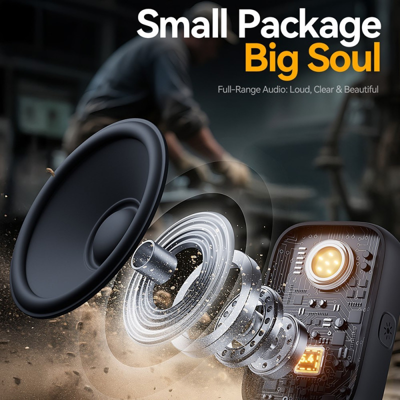 JOYROOM Bluetooth Speaker Waterproof IP67 ENC Noise Cancelling Speaker