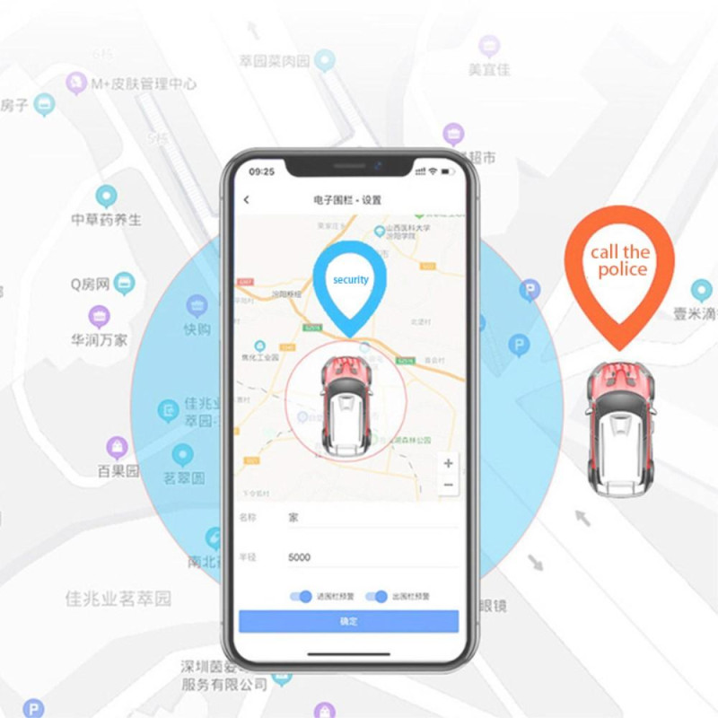 GPS - paikannin autojen OBD - paikannuslaite häviötä estävä laite