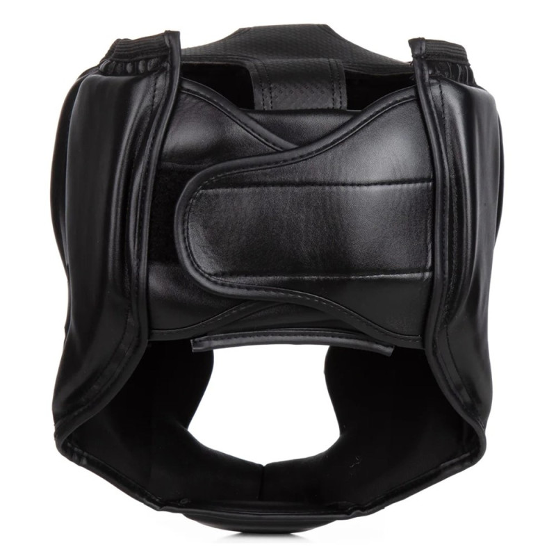 WOSWEIR Boxing Head Guard Face Shield Training Sparring Safety - Black Small