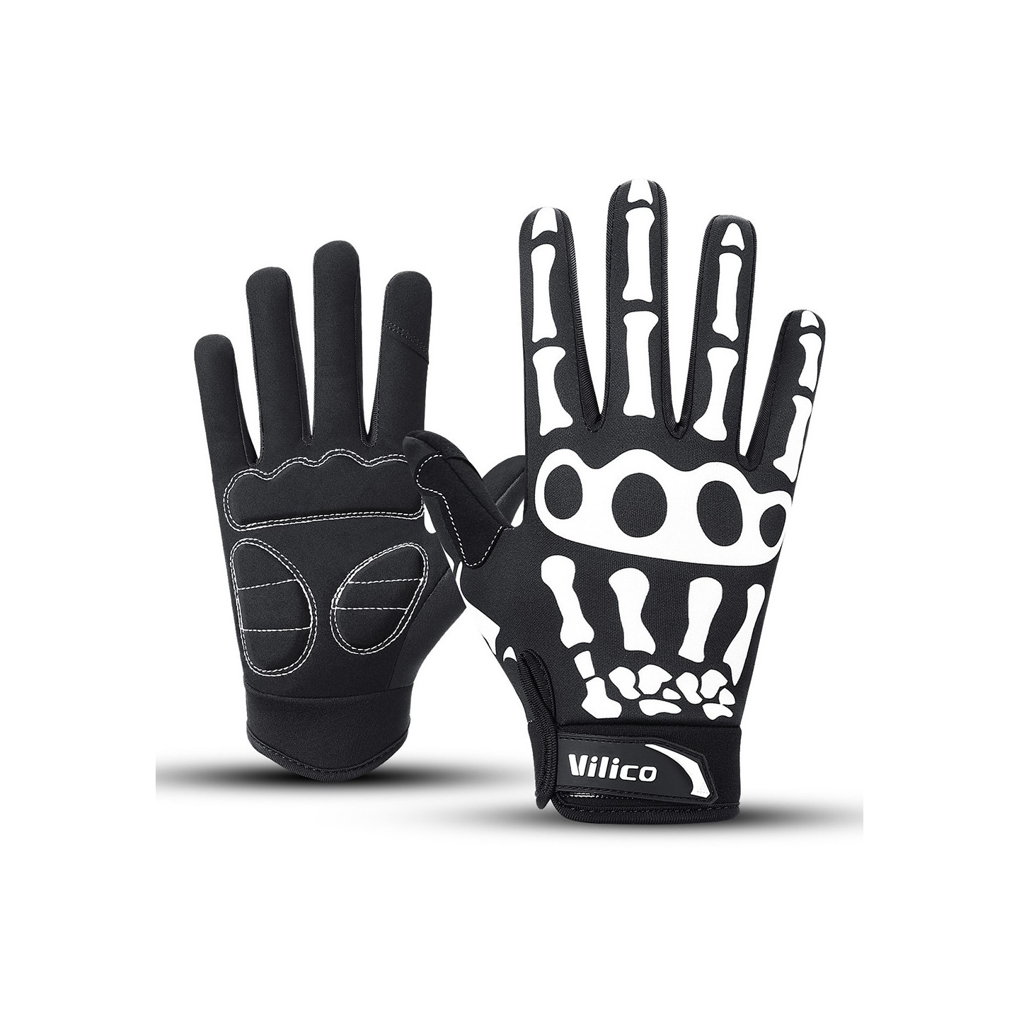 VILICO 1 par Cykelhandskar Helfinger stötdämpande halkfria pekskärmshandskar -XL