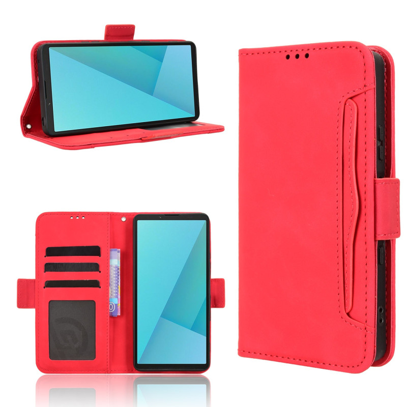 Pung etui Cover Cover til Sony Xperia 10 VII - Red