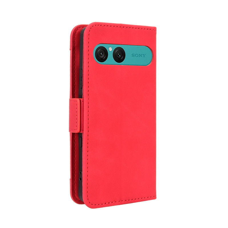 Wallet case Case Cover for Sony Xperia 10 VII - Red