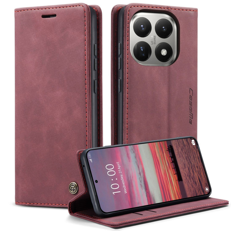 CASEME Lommebok-deksel Xiaomi 15T - Rød