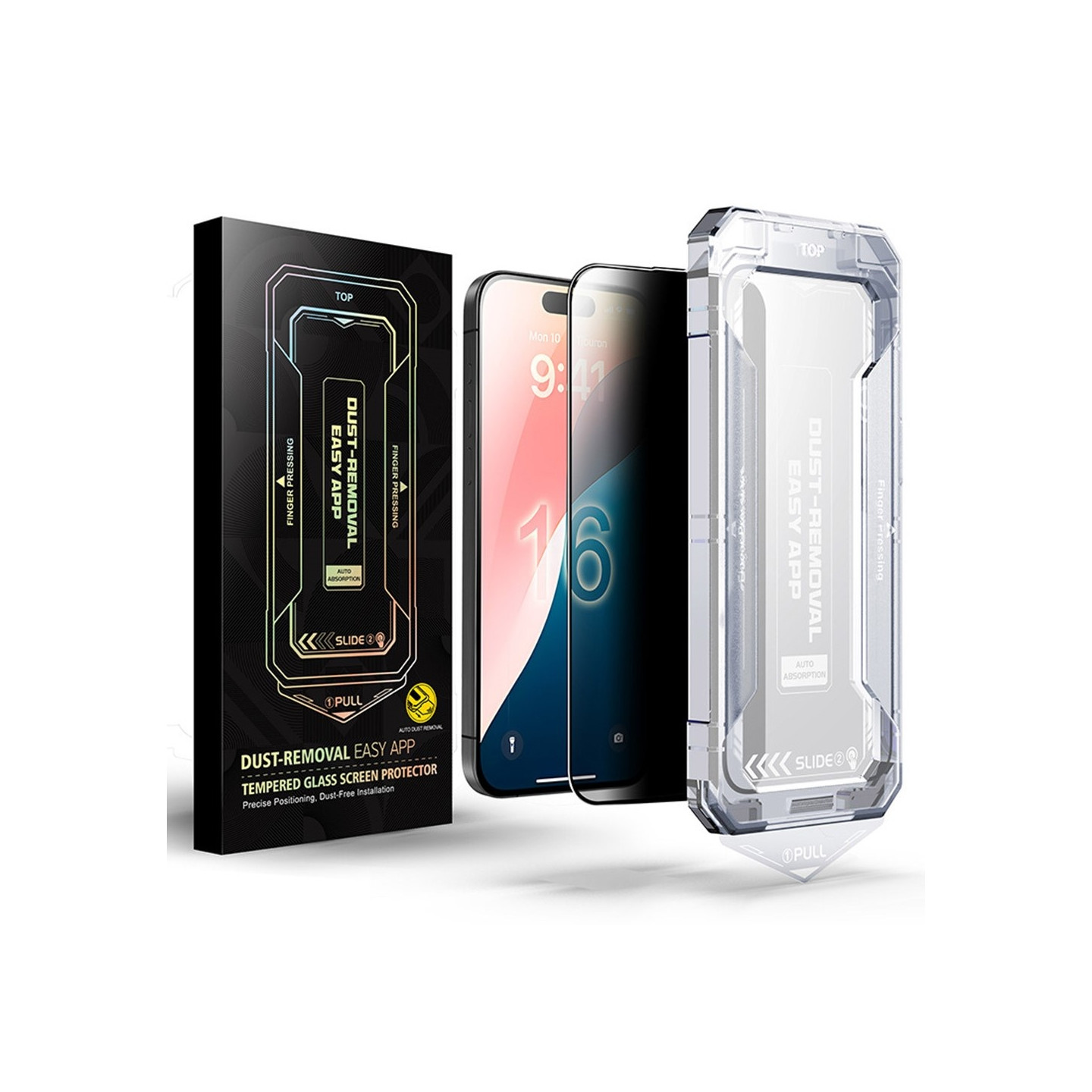 iPhone Air Anti-spy Privacy Tempered Glass -näytönsuoja